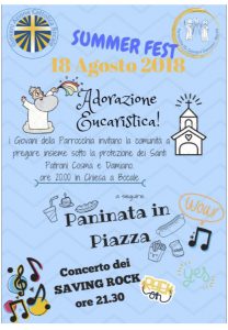 locandina 18 agosto bocale summer fest